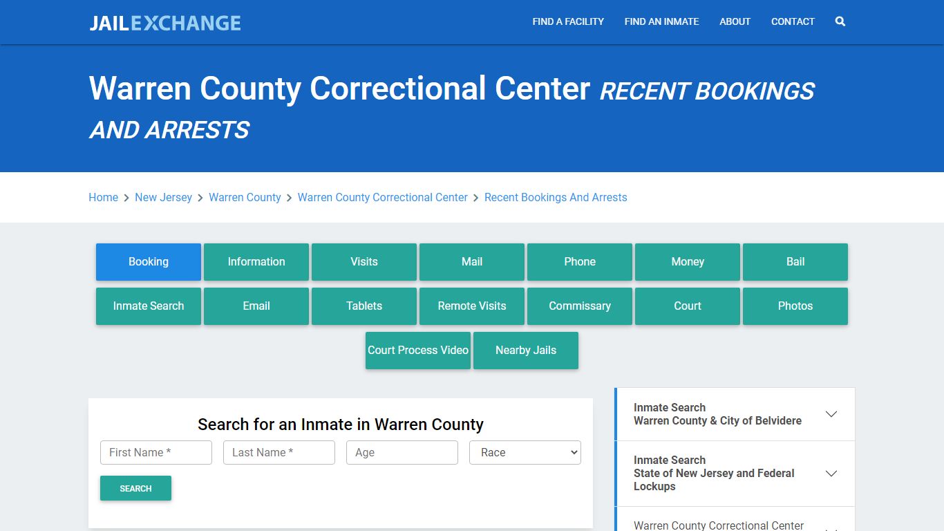 Warren County Correctional Center Recent Bookings And Arrests