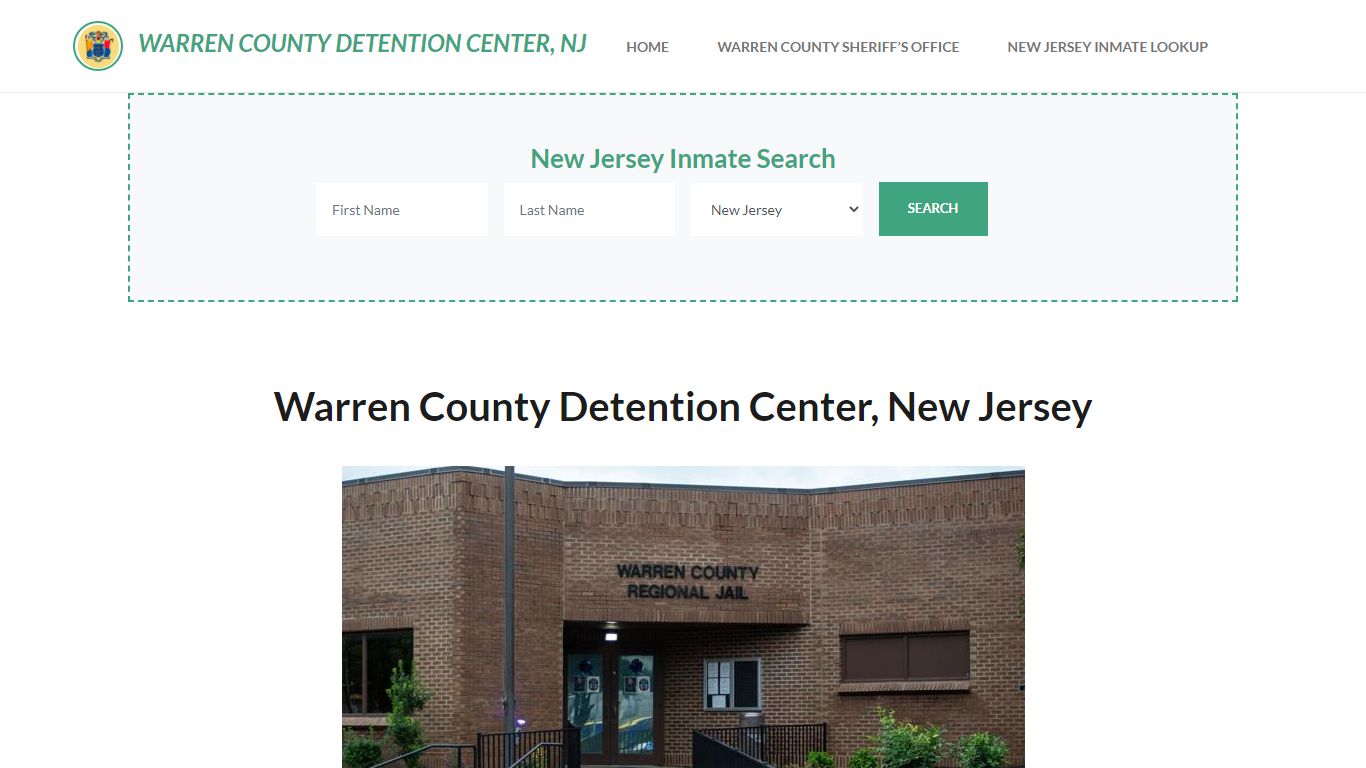 Warren County Detention Center, NJ Inmate Roster, Offender Search